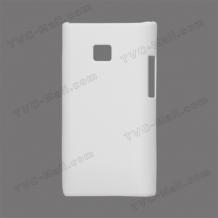 Заден предпазен капак за LG Optimus L3 - Бял матиран