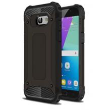 Силиконов гръб TPU Spigen Hybrid с твърда част за Samsung Galaxy J3 2017 J330 - черен