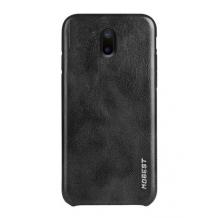 Луксозен гръб MOBEST Elite за Samsung Galaxy J7 2017 J730 - кожен / черен