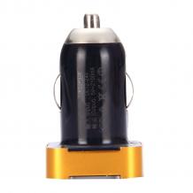 Mини USB зарядно за кола / Mini USB Car Charger LDNIO DL-DC211 / DC12V-24V / 1 USB Port / 5V - 2.1A - черен