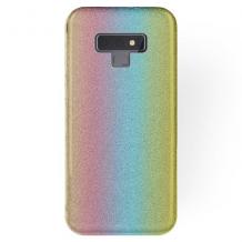 Силиконов калъф / гръб / TPU Glitter Case за Samsung Galaxy Note 9 - брокат / Rainbow