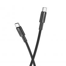 Кабел USB XO NB-Q199 плетен Type-C toType-C 1,5м 100W