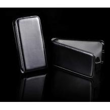 Луксозен кожен калъф Flip за LG L3 E400 - черен