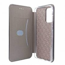 Луксозен кожен калъф Flip тефтер със стойка OPEN за Nokia G10 - тъмнозелен