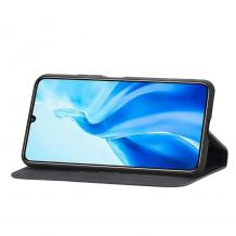 Кожен калъф Flip тефтер Magnetic Book със стойка за Samsung Galaxy S26 Ultra - черен
