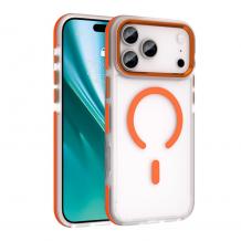 Оригинален удароустойчив гръб / кейс Etteri Icy Mag case iPhone 17 Pro Max (6.9) - Оранжев