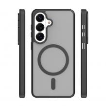 Луксозен гръб / кейс / Matte Case с безжично зареждане MagSafe за Samsung Galaxy A16 / Samsung A17 / Samsung A26 - черен