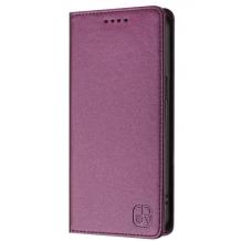 Кожен калъф Flip тефтер Magnetic Book Pro със стойка за Samsung Galaxy S25 5G - лилав