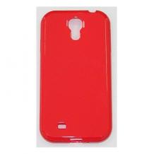 Силиконов калъф / гръб / ТПУ за Samsung Galaxy S4 i9500 / Samsung S4 i9505 - червен