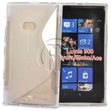 Силиконов калъф ТПУ "S style'' за Nokia Lumia 900 - Прозрачен
