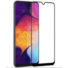 3D full cover Tempered glass screen protector Samsung Galaxy M10 / Извит стъклен скрийн протектор Samsung Galaxy M10 - черен