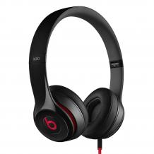 Оригинални стерео слушалки с микрофон и управление на звука Beats by Dr. Dre Solo HD 2.0 On Ear за iPhone, iPod и iPad - черен