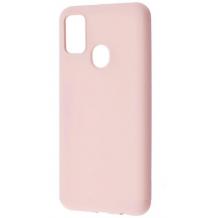 Силиконов калъф / гръб / TPU за Samsung Galaxy M21 - розов / мат