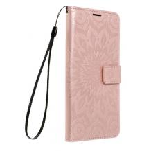 Кожен калъф Mezzo Book със стойка за Samsung Galaxy A32 4G – Rose gold