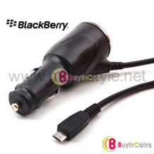 Оригинално Зарядно за кола BlackBerry 12V microUSB - за BlackBerry 9500 Storm