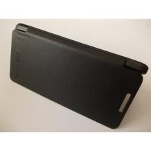 Кожен калъф Flip Cover тип тефтер за HTC One mini M4 - черен