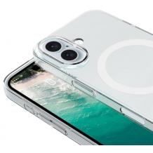 Луксозен гръб / кейс / BRABUS Royal Case с безжично зареждане MagSafe за Apple iPhone 16 (6.1) - прозрачен