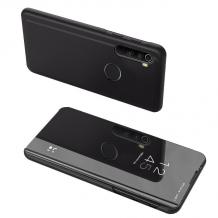 Луксозен калъф Clear View Cover с твърд гръб за Xiaomi Redmi Note 8T - черен