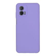 Силиконов калъф / кейс / за Motorola Moto G24 / G04 / E14 - лилав гръб със защита за камерата