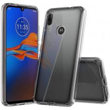 Ултра тънък силиконов калъф / гръб / TPU Ultra Thin за Motorola Moto E6s - прозрачен