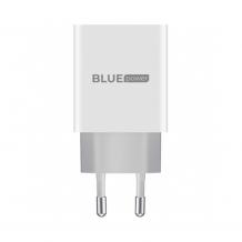 Зарядно устройство BLUE Power L65EU 220V с 2 USB изхода 2.4A с кабел 1м Lightning