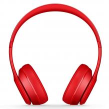 Оригинални стерео слушалки с микрофон и управление на звука Beats by Dr. Dre Solo HD 2.0 On Ear за iPhone, iPod и iPad - червен