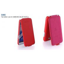 Луксозен кожен калъф Flip тефтер HOCO Royal Series за Samsung Galaxy Note 2 N7100 / Note II N7100 - червен