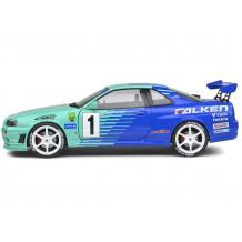 Метална кола Nissan Skyline (R34) GT-R SOLIDO 2001 1/18