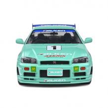 Метална кола Nissan Skyline (R34) GT-R SOLIDO 2001 1/18