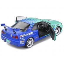 Метална кола Nissan Skyline (R34) GT-R SOLIDO 2001 1/18