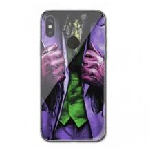 Луксозен стъклен твърд гръб за Huawei P Smart Z - Joker / Suit