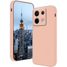Силиконов калъф / кейс / Nano TPU за Xiaomi Redmi Note 13 5G - розов гръб със защита за камерата
