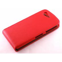 Кожен калъф Flip тефтер Flexi за Sony Xperia Z3 compact / Z3 Mini - червен