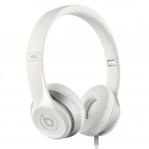 Оригинални стерео слушалки с микрофон и управление на звука Beats by Dr. Dre Solo HD 2.0 On Ear за iPhone, iPod и iPad - бял