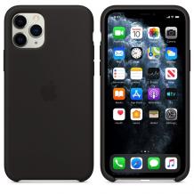 Оригинален гръб Silicone Cover за Apple iPhone 11 6.1" - черен