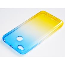 Силиконов калъф / гръб / TPU за Xiaomi Redmi 4X - синьо и жълто / преливащ