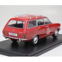 Метална кола Opel Kadett B Caravan red 1965 1:24 - WHITE BOX