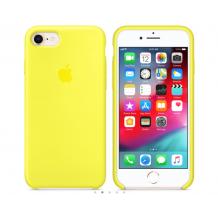 Оригинален гръб Silicone Cover за Apple iPhone 6 / iPhone 6S - жълт