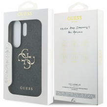 Оригинален калъф / гръб / GUESS 4G Classic Logo кейс за Samsung Galaxy S26 Ultra - черен
