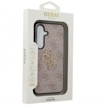 Оригинален калъф / гръб / GUESS 4G Classic Logo кейс за Samsung Galaxy S25 - розов