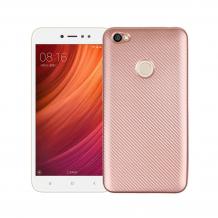 Силиконов калъф / гръб / TPU за Xiaomi RedMi Note 5A - Rose Gold / Carbon