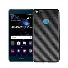 Луксозен силиконов калъф / гръб / TPU за Huawei P10 Lite - черен / carbon
