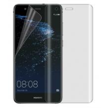 3D full cover Tempered glass screen protector Huawei P10 Lite / Извит стъклен скрийн протектор Huawei P10 Lite - прозрачен
