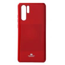 Луксозен силиконов калъф / гръб / TPU Mercury GOOSPERY Jelly Case за Huawei P30 Pro - червен