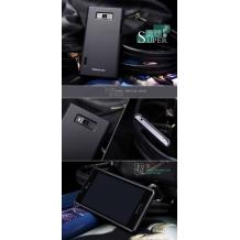 Луксозен заден предпазен твърд гръб Nillkin за LG Optimus L7 P700 / P705 - черен / матиран