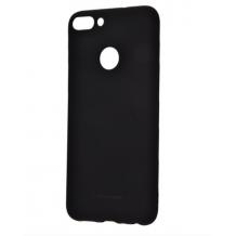 Силиконов калъф / гръб / TPU MOLAN CANO Jelly Case за Huawei Y6 2018 - черен / мат