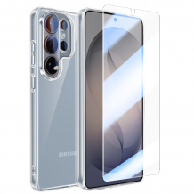 Комплект Прозрачен Кейс и Стъклен Протектор за Samsung Galaxy S26 Ultra