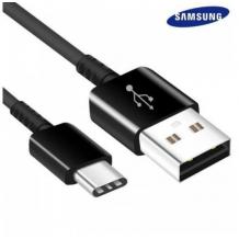 Оригинален USB кабел за зареждане и пренос на данни за Samsung Galaxy A22 4G Type-C - черен