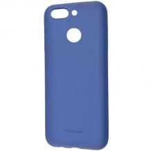 Силиконов калъф / гръб / TPU MOLAN CANO Jelly Case за Huawei Y6 2018 - тъмно син / мат
