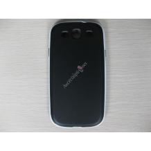Силиконов гръб ТПУ за Samsung Galaxy S3 S III SIII I9300 - черно и бяло